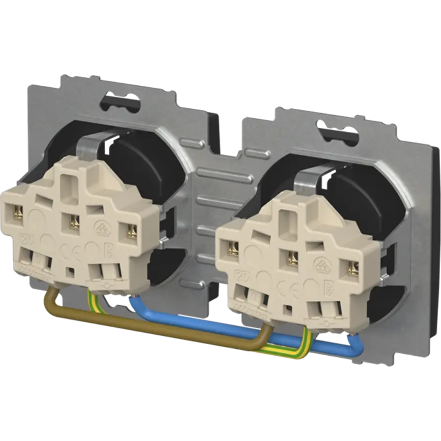 Busch-Jaeger wcd ra dubbel hor cpl inb si-b (20-2 EUC-915-503)