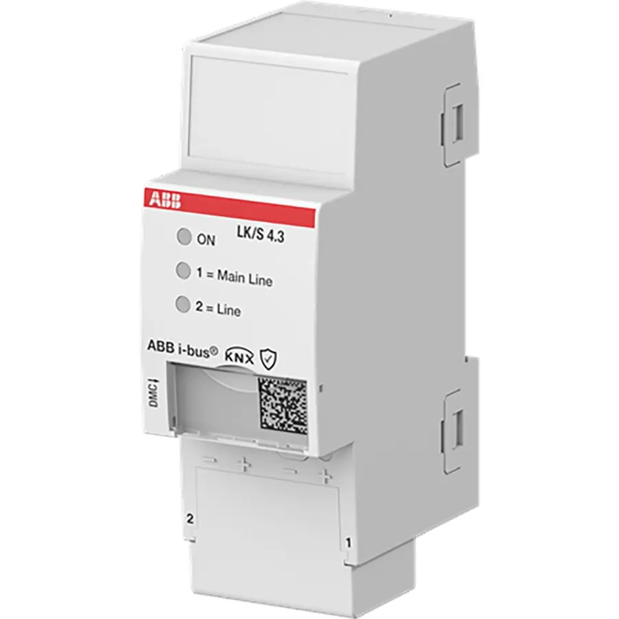 Busch-Jaeger KNX lijnkoppelaar DIN-rail Data Secure 2 modulen (LK/S 4.3)