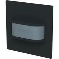 Busch-Jaeger opzetstuk wachter 180 flex standaard-sensor met selectlens draadloos Art Linear zwart mat (62762-45M-WL)