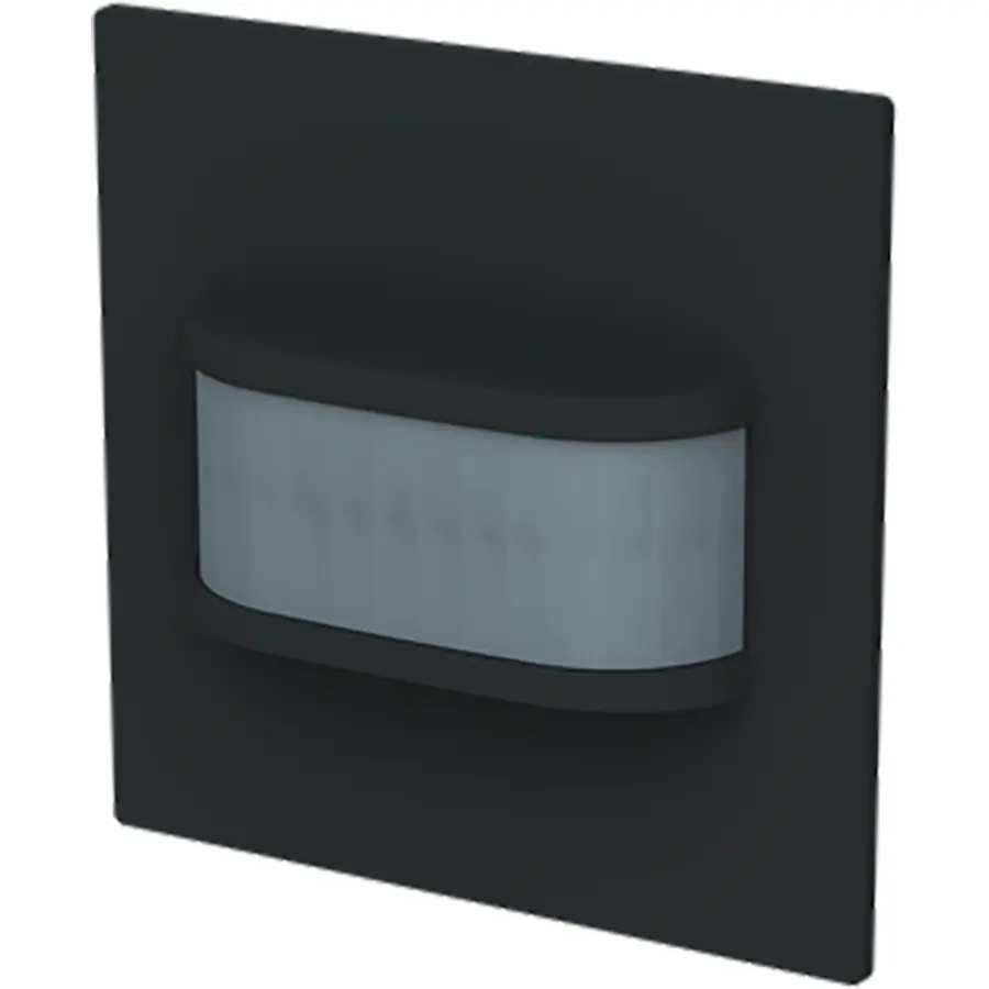 Busch-Jaeger opzetstuk wachter 180 flex standaard-sensor met selectlens draadloos Art Linear zwart mat (62762-45M-WL)