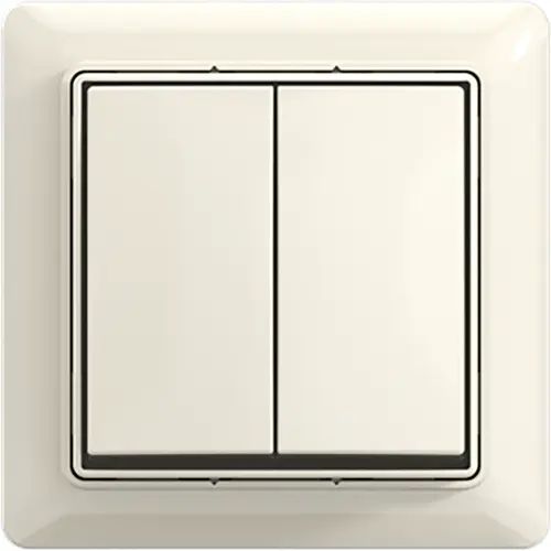 Busch-Jaeger schak wis + plaat opb b-ap+ wi (2601/6 J-522-503)