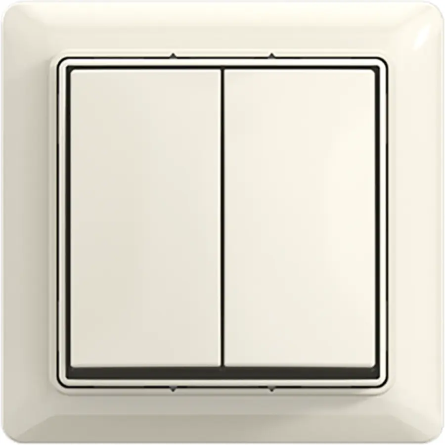 Busch-Jaeger schak serie + plaat opb b-ap+ (2601/5 J-522-503)