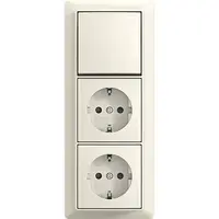 Busch-Jaeger combinatie ra kv 3v serie + pl (2601/5/20/2 EAPBJ-522-503)