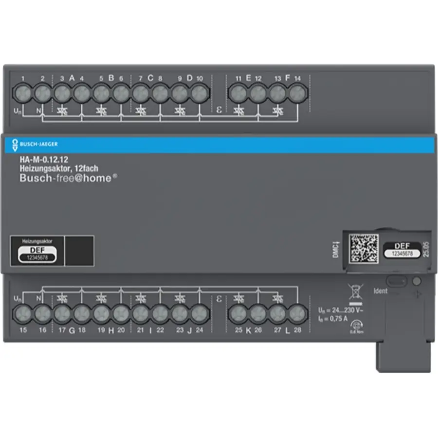 Busch-Jaeger fah verwarmingsaktor 230v 12-v (HA-M-0.12.12)