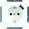 Busch-Jaeger wandcontactdoos randaarde kindveilig met USB-voeding Future Linear studiowit mat OP=OP (20 EUCBUSB-884) Busch-Jaeger wandcontactdoos randaarde kindveilig met USB-voeding Future Linear studiowit mat OP=OP (20 EUCBUSB-884)
