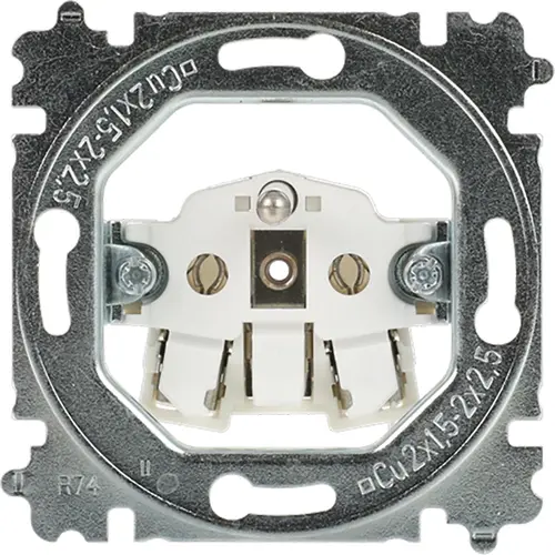 Busch-Jaeger wandcontactdoos penaarde met steekklemmen 16A 250V (20 M-500-101) Busch-Jaeger wandcontactdoos penaarde met steekklemmen 16A 250V (20 M-500-101)