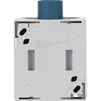 Busch-Jaeger 2-polige schakelaar opbouw Ocean IP44 grijs/blauw (2601/6 W/TT-53)