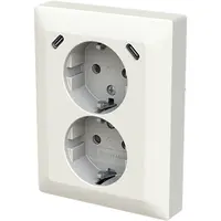 Busch-Jaeger wcd ra dubbel kv + usb-c/c inb (202EUJRB2USBC-914)