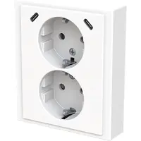 Busch-Jaeger wcd ra dubbel kv + usb-c/c inb (202EUJRB2USBC-84)