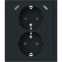 Busch-Jaeger wcd ra dubbel kv + usb-c/c inb (202EUJRB2USBC-885)