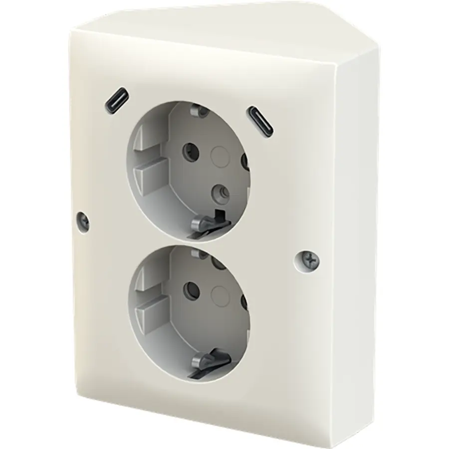 Busch-Jaeger wcd ra dubbel kv + usb-c/c hoe (202EAPJRB2USBC-914)