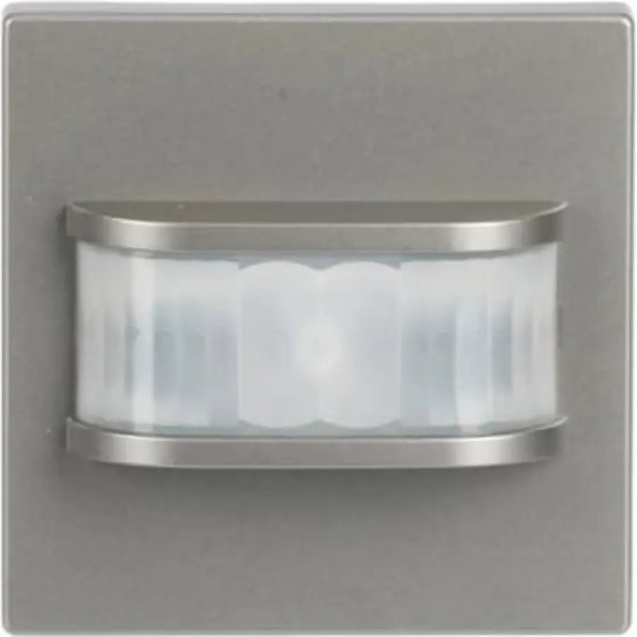 Busch-Jaeger opzetstuk wachter 180 flex standaard-sensor met selectlens draadloos Pure Stainless Steel (62762-866-WL)