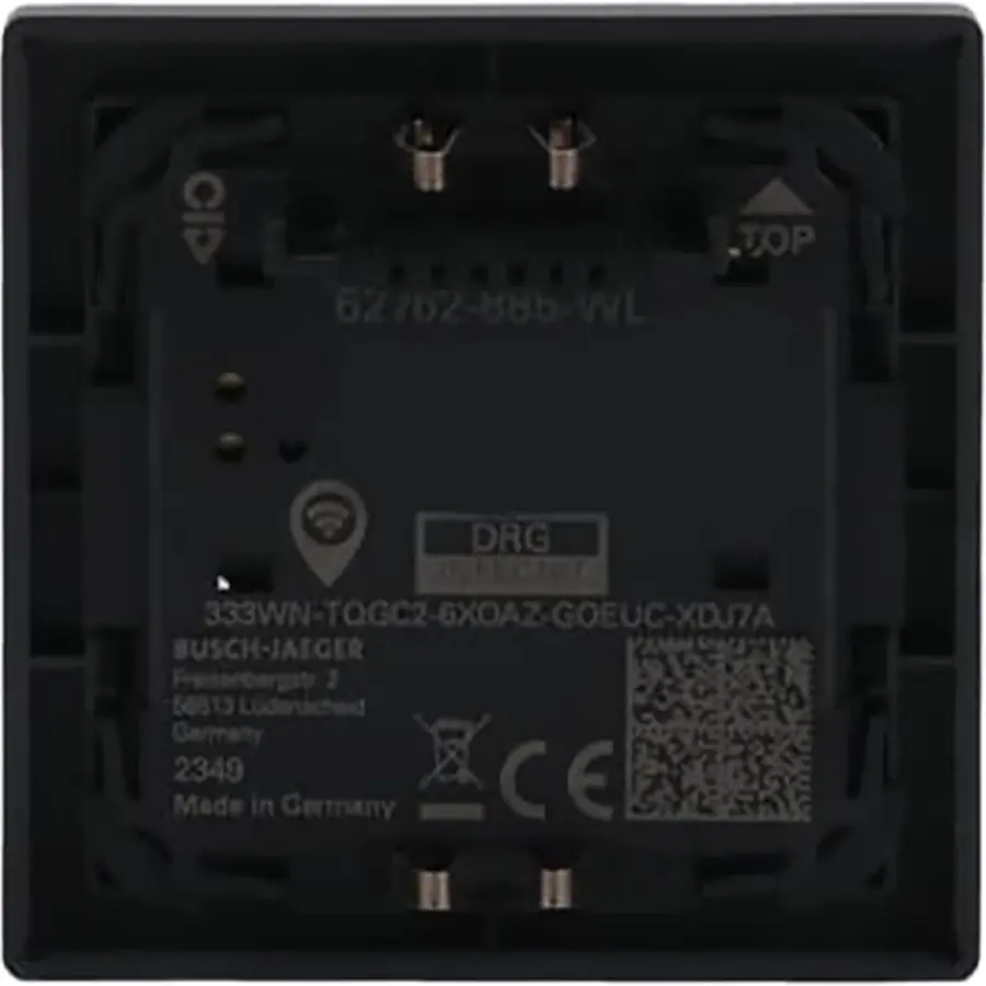 Busch-Jaeger opzetstuk wachter 180 flex standaard-sensor met selectlens draadloos Future Linear zwart mat (62762-885-WL)