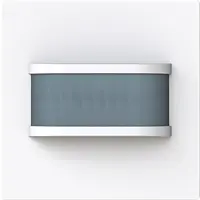 Busch-Jaeger opzetstuk wachter 180 flex standaard-sensor met selectlens draadloos Art Linear studiowit glans (62762-44G-WL)