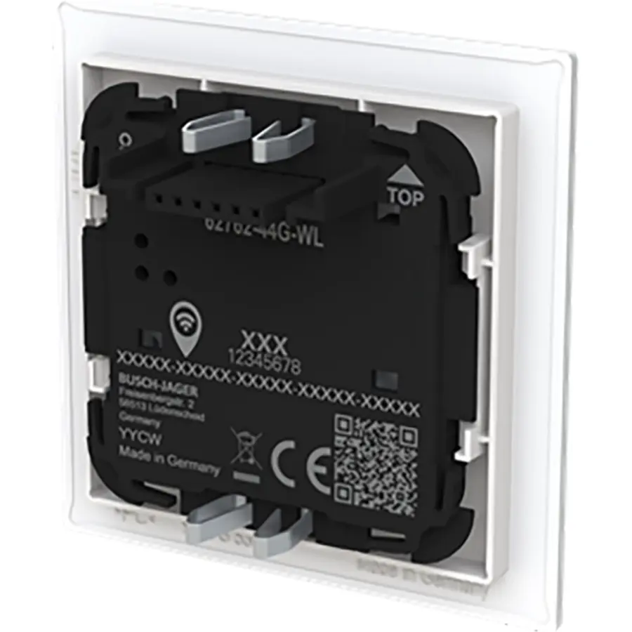 Busch-Jaeger opzetstuk wachter 180 flex standaard-sensor met selectlens draadloos Art Linear studiowit glans (62762-44G-WL)