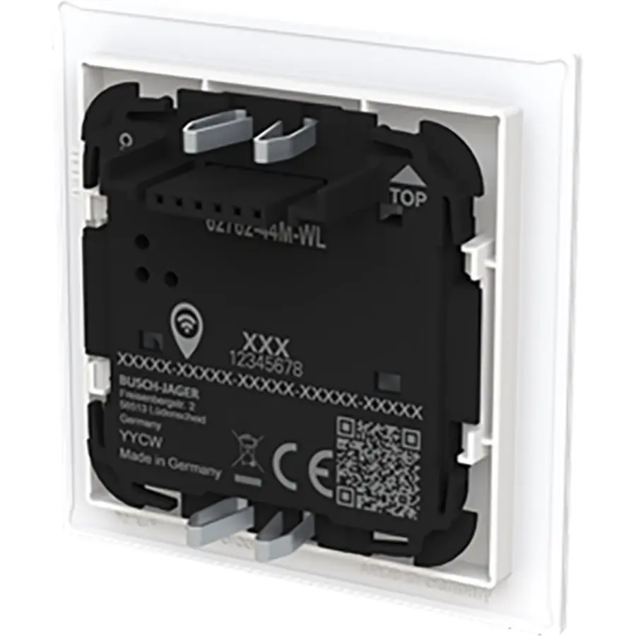 Busch-Jaeger opzetstuk wachter 180 flex standaard-sensor met selectlens draadloos Art Linear studiowit mat (62762-44M-WL)