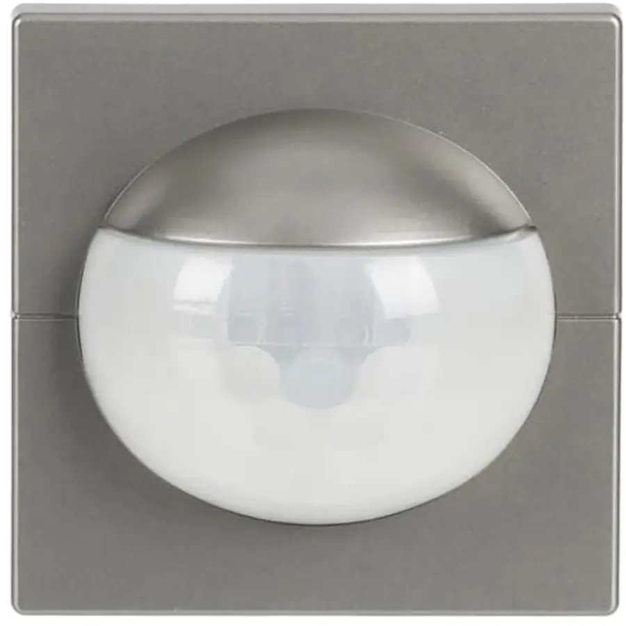 Busch-Jaeger opzetstuk wachter 180 flex comfort-sensor met multilens draadloos Pure Stainless Steel (62764-866-WL)
