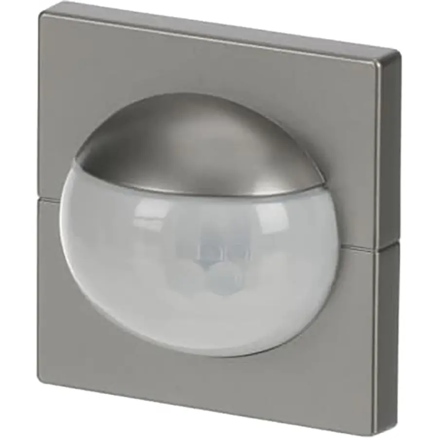Busch-Jaeger opzetstuk wachter 180 flex comfort-sensor met multilens draadloos Pure Stainless Steel (62764-866-WL)