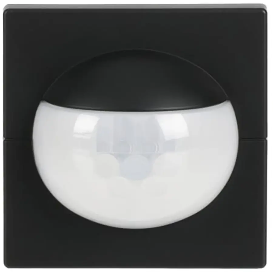 Busch-Jaeger opzetstuk wachter 180 flex comfort-sensor met multilens draadloos Future Linear zwart mat (62764-885-WL)