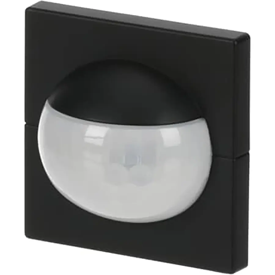 Busch-Jaeger opzetstuk wachter 180 flex comfort-sensor met multilens draadloos Future Linear zwart mat (62764-885-WL)