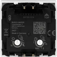 Busch-Jaeger comfortschakelaar flex-opzetstuk met bewegingssensor Balance SI wit glans (64765-914)