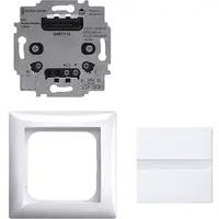 Busch-Jaeger comfortschakelaar flex compleet met relaissokkel Balance SI wit glans (64765 UJ-914)