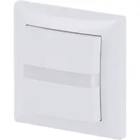 Busch-Jaeger comfortschakelaar flex compleet met relaissokkel Balance SI wit glans (64765 UJ-914)