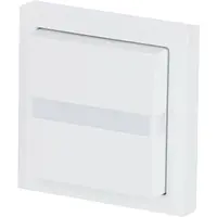 Busch-Jaeger comfortschakelaar flex compleet met relaissokkel Future Linear studiowit glans (64765 UJ-84)
