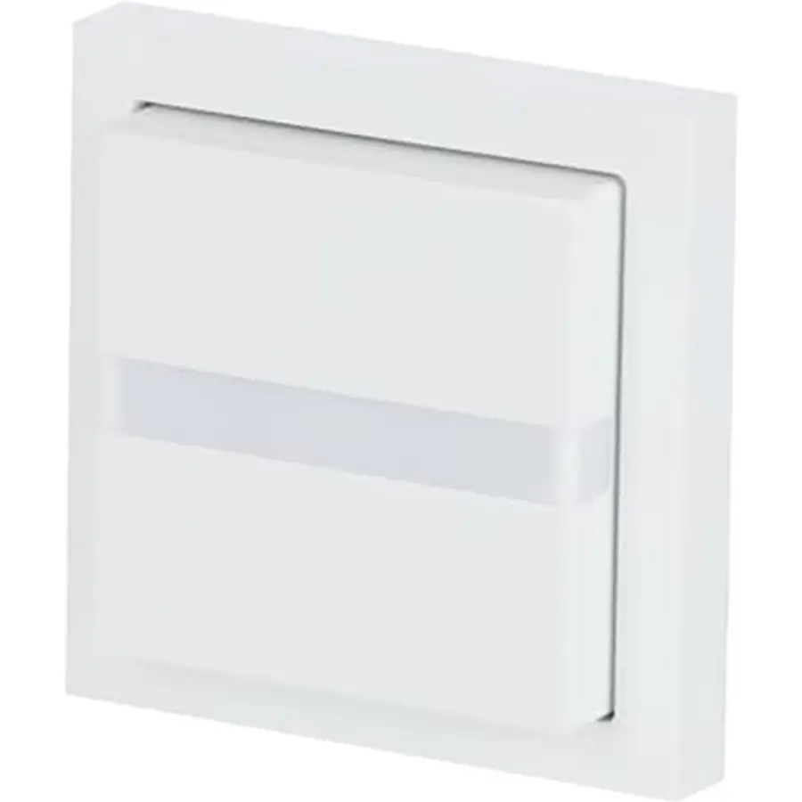 Busch-Jaeger comfortschakelaar flex compleet met relaissokkel Future Linear studiowit glans (64765 UJ-84)