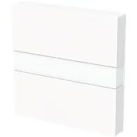 Busch-Jaeger comfortschakelaar flex-opzetstuk met bewegingssensor Art Linear studiowit glans (64765-44G)