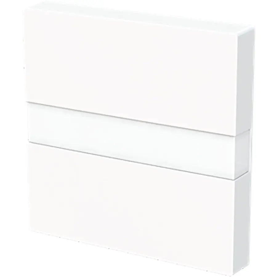 Busch-Jaeger comfortschakelaar flex-opzetstuk met bewegingssensor Art Linear studiowit glans (64765-44G)