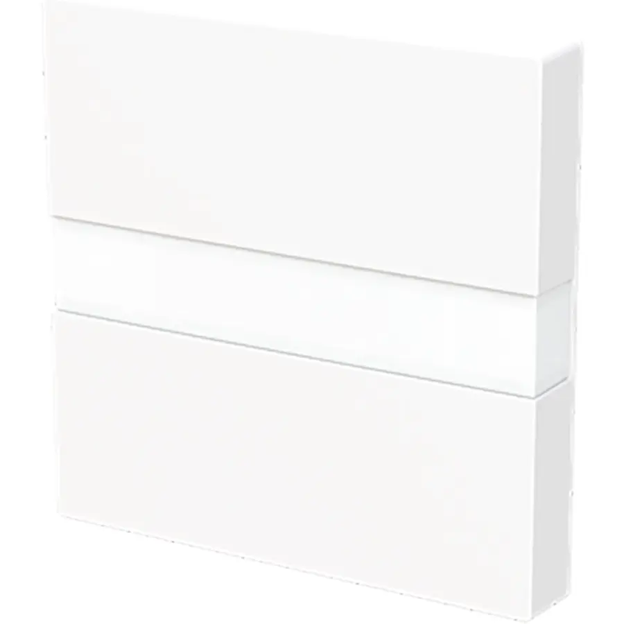 Busch-Jaeger comfortschakelaar flex-opzetstuk met bewegingssensor Art Linear studiowit mat (64765-44M)