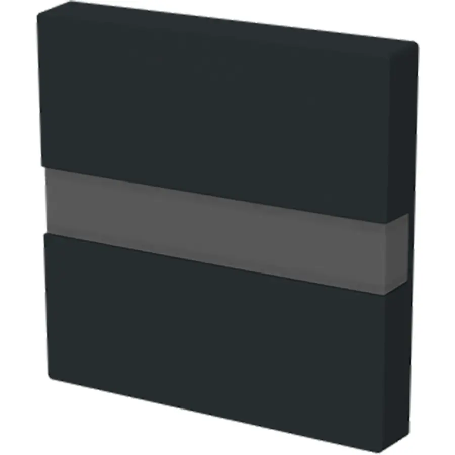 Busch-Jaeger comfortschakelaar flex-opzetstuk met bewegingssensor Art Linear zwart mat (64765-45M)