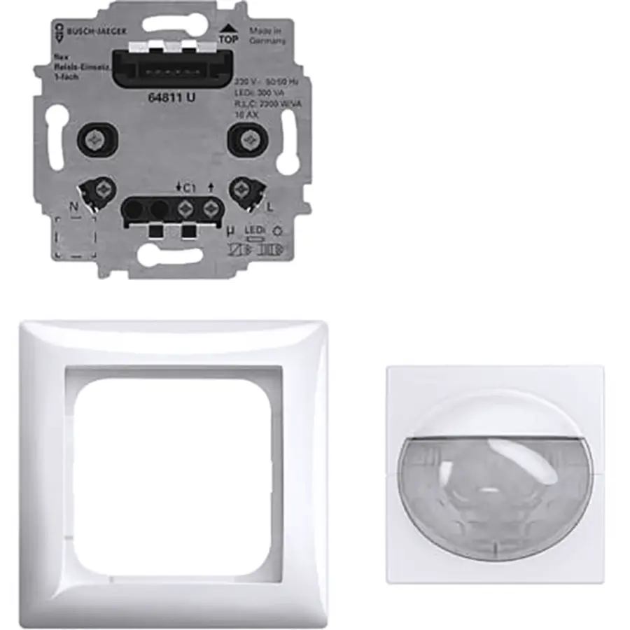Busch-Jaeger bewegingsmelder met comfort-sensor en multilens compleet Balance SI (64764 UJ-914)