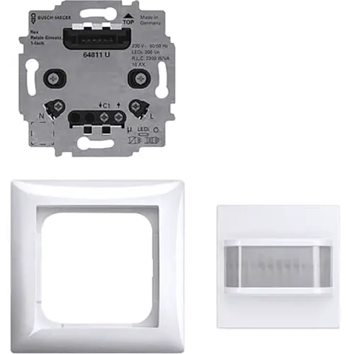Busch-Jaeger bewegingsmelder met comfort-sensor en selectlens compleet Balance SI (64762 UJ-914) Busch-Jaeger bewegingsmelder met comfort-sensor en selectlens compleet Balance SI (64762 UJ-914)