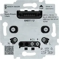 Busch-Jaeger relaissokkel flex 1-voudig (64811 U)