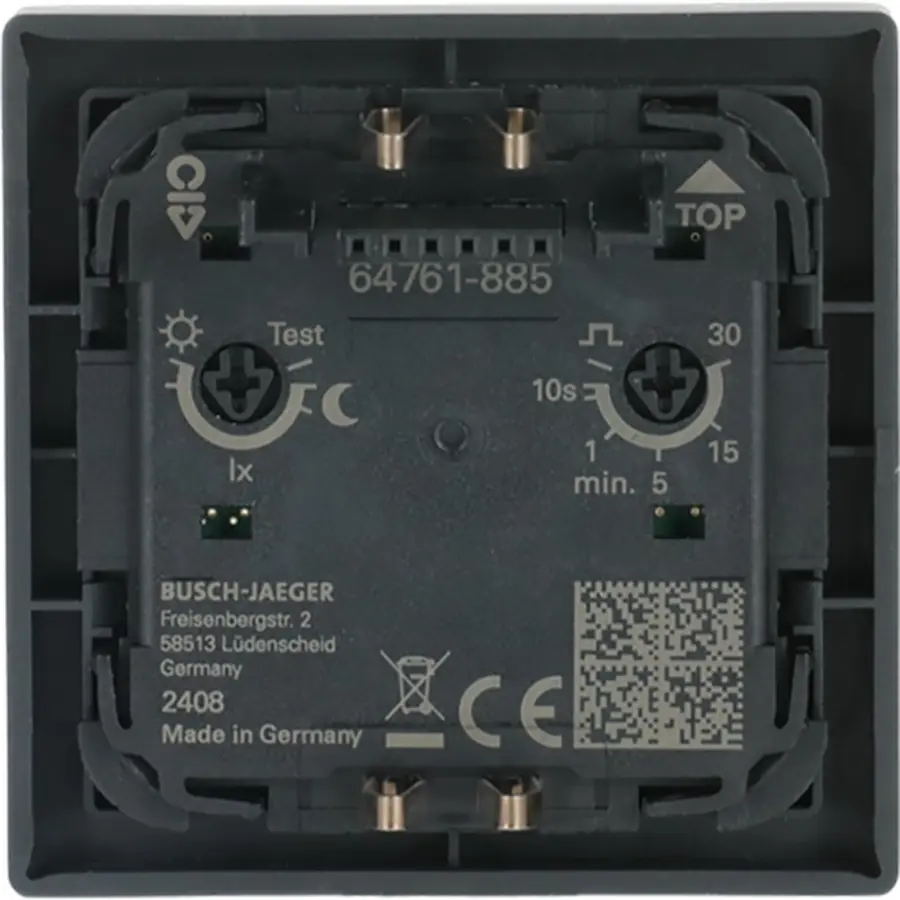 Busch-Jaeger bewegingsmelder-opzetstuk Wächter 180 flex basic-sensor met selectlens Future Linear zwart mat (64761-885)
