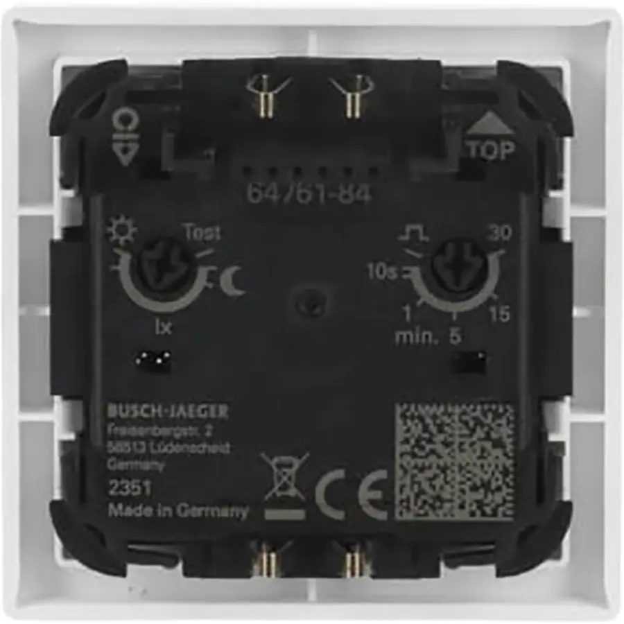 Busch-Jaeger bewegingsmelder-opzetstuk Wächter 180 flex basic-sensor met selectlens Future Linear studiowit glans (64761-84)
