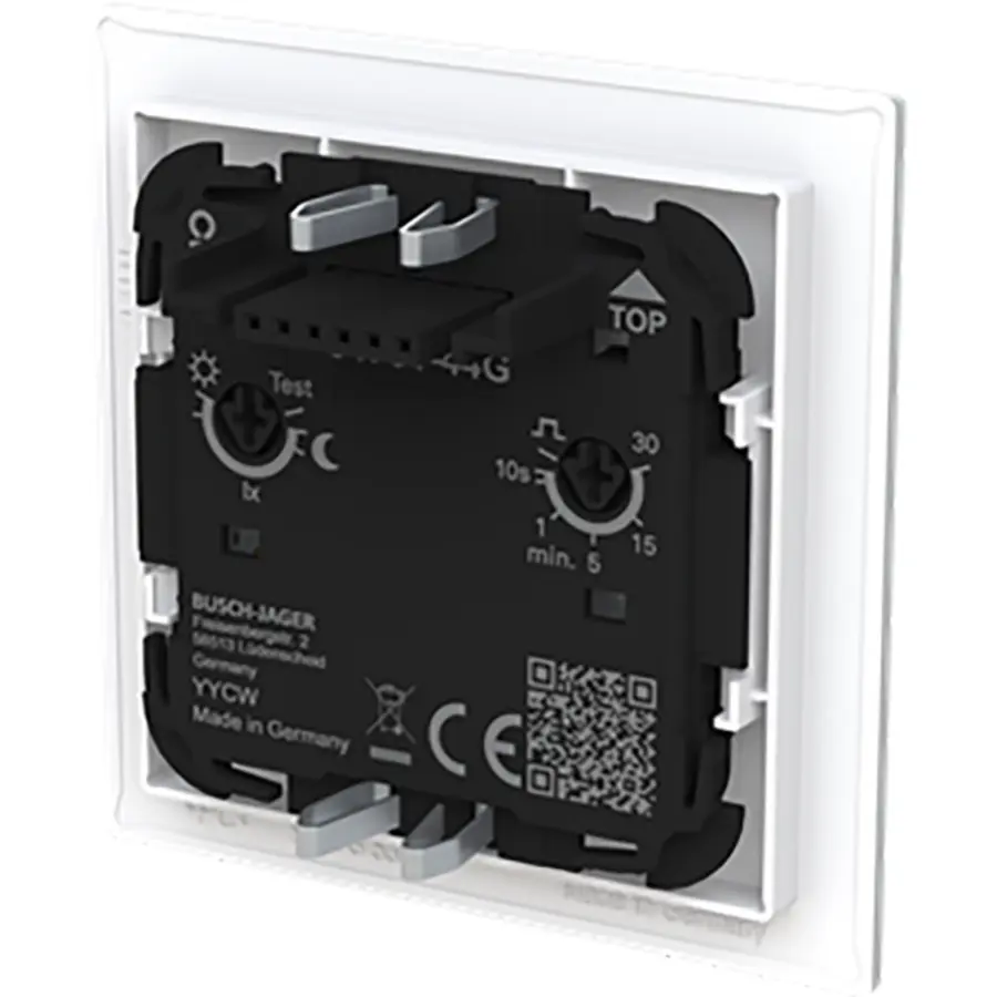 Busch-Jaeger bewegingsmelder-opzetstuk Wächter 180 flex basic-sensor met selectlens Art Linear studiowit glans (64761-44G)