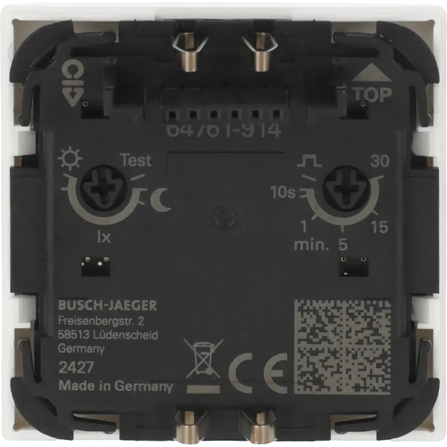 Busch-Jaeger bewegingsmelder-opzetstuk Wächter 180 flex basic-sensor met selectlens Balance SI wit glans (64761-914)