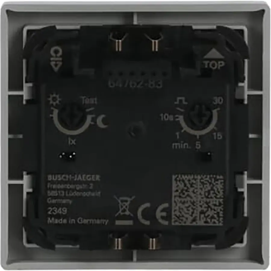 Busch-Jaeger bewegingsmelder-opzetstuk Wächter 180 flex comfort-sensor met selectlens Future Linear aluzilver (64762-83)