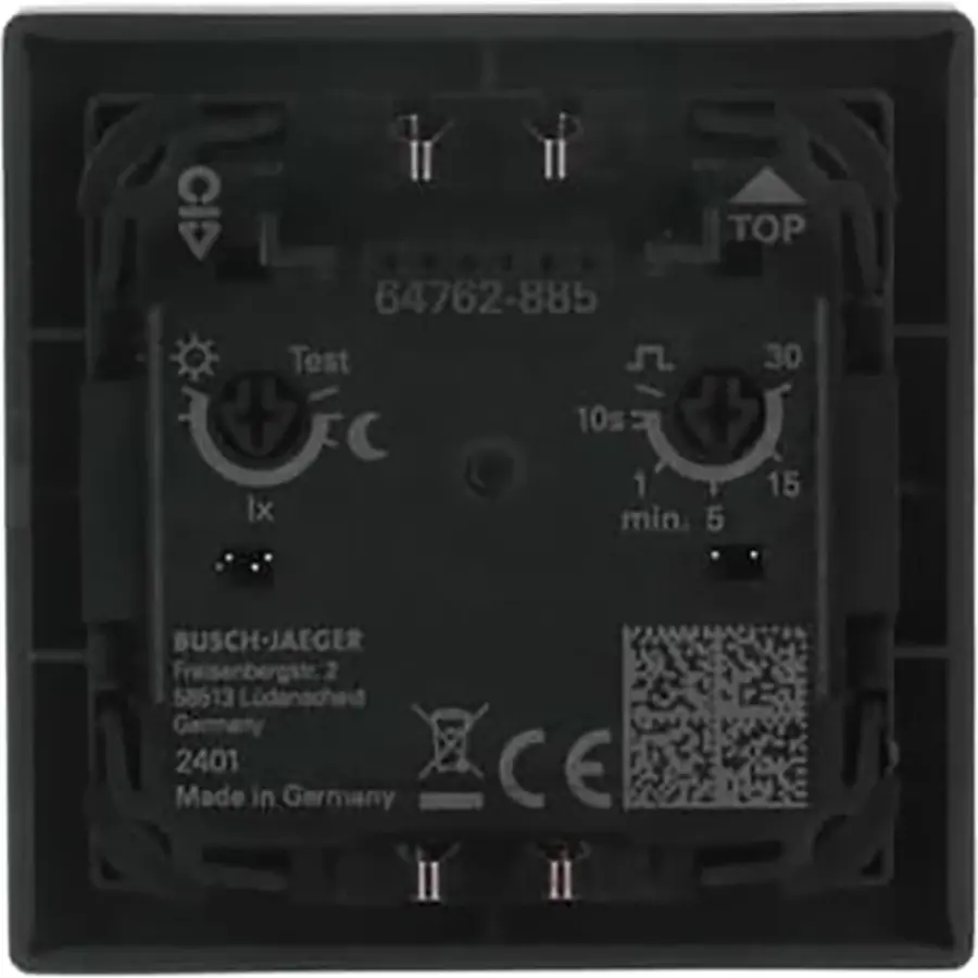 Busch-Jaeger bewegingsmelder-opzetstuk Wächter 180 flex comfort-sensor met selectlens Future Linear zwart mat (64762-885)