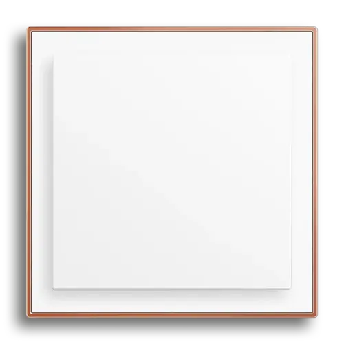 Busch-Jaeger Art Linear studiowit mat/roségoud Busch-Jaeger Art Linear studiowit mat/roségoud