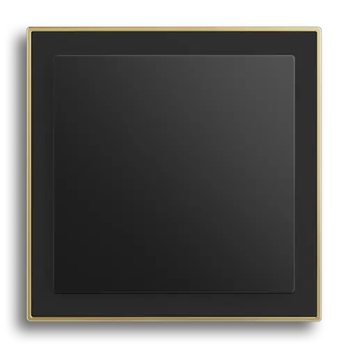 Busch-Jaeger Art Linear zwart mat/goud Busch-Jaeger Art Linear zwart mat/goud