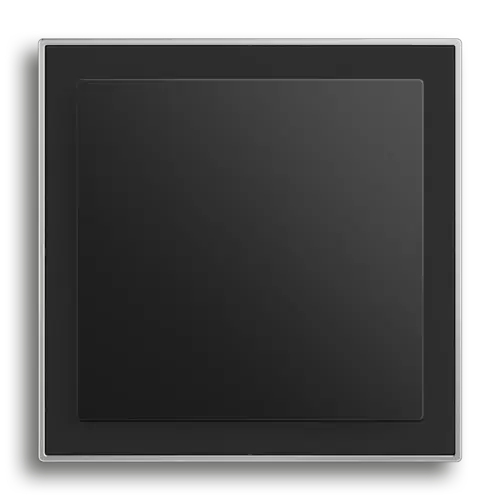 Busch-Jaeger Art Linear zwart mat/chroom Busch-Jaeger Art Linear zwart mat/chroom