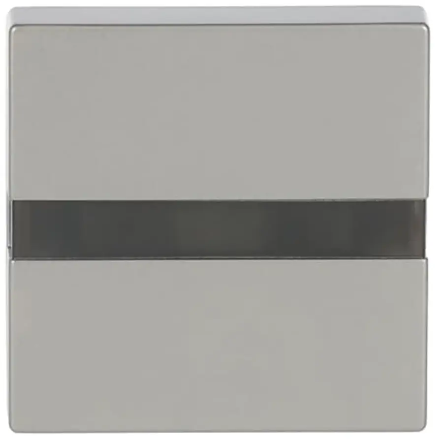 Busch-Jaeger comfortschakelaar flex-opzetstuk met bewegingssensor Pure Stainless Steel (64765-866)
