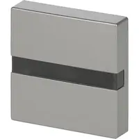 Busch-Jaeger comfortschakelaar flex-opzetstuk met bewegingssensor Pure Stainless Steel (64765-866)