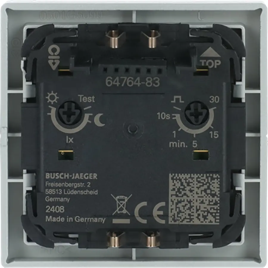 Busch-Jaeger bewegingsmelder-opzetstuk Wächter 180 flex comfort-sensor met multilens Future Linear aluzilver (64764-83)