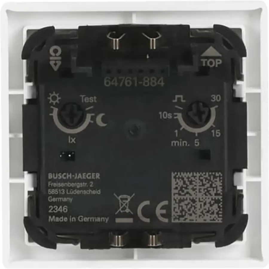 Busch-Jaeger bewegingsmelder-opzetstuk Wächter 180 flex basic-sensor met selectlens Future Linear studiowit mat (64761-884)