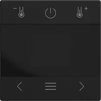 Busch-Jaeger centraalplaat voor kamerthermostaat met display en Bluetooth Balance SI zwart mat (1794 MDRT-915)